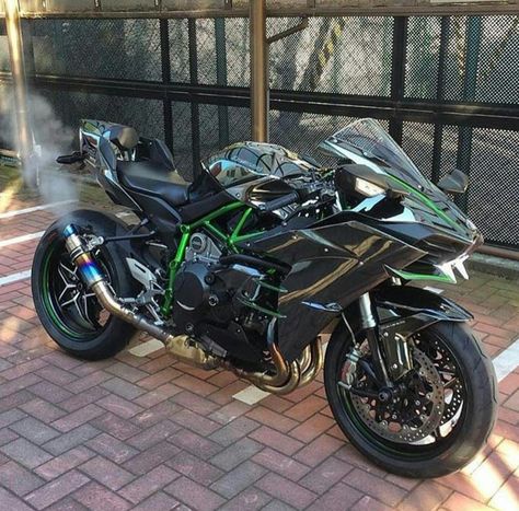 Ninja Bikes, Kawasaki Motorcycles Sport Bikes, Moto Ninja, Bike Status, Kawasaki Ninja H2r, Ninja H2r, Motor Balap, Ninja Bike, Xe Ducati