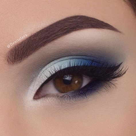 Blue And White Eyeshadow, Recipe Diaries, Disney Activities, Lips Art, Makeup Looks For Green Eyes, White Eyeshadow, Prom Eye Makeup, Trisha Yearwood, Pink Eye Makeup