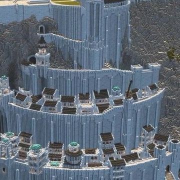 Lord Of The Rings on Instagram: "Minas Tirith made in Minecraft 🏳️ Double tap if you find this amazing! Tag someone who needs to see this 👆🏼 Follow @lotrology for more content! Cr: @lances_2 #lotr #lordoftheringsofficial #lordoftheringsart #lordoftherings #lordoftheringsedit #legolas #gimli #fyp #fy #hobbit #tolkien #hobbit #hobbiton #hobbitonmovieset #minastirith #minecraft #minecraftmemes #minecraftideas" Minecraft Lotr Builds, Rivendell Minecraft, Minecraft Lord Of The Rings, Lotr Minecraft, Lord Of The Rings Minecraft, Server Ideas, Tolkien Hobbit, Minas Tirith, Minecraft Plans