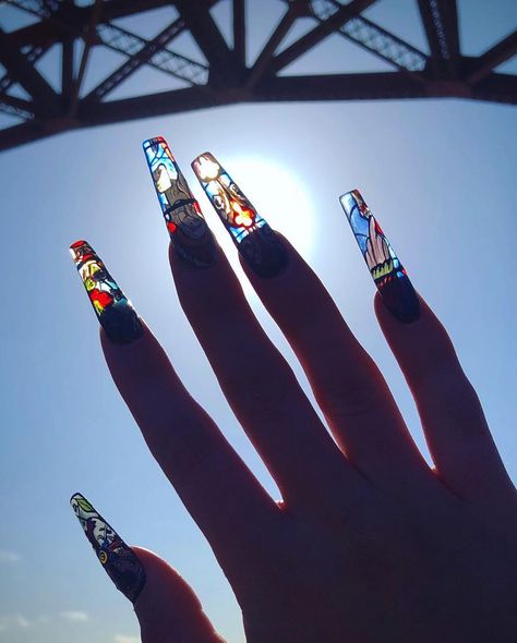 Nail Machine, Quartz Nails, Painted Nails, Grunge Nails, Culture Magazine, Really Cute Nails, Unique Acrylic Nails, Glass Nails, Dream Nails