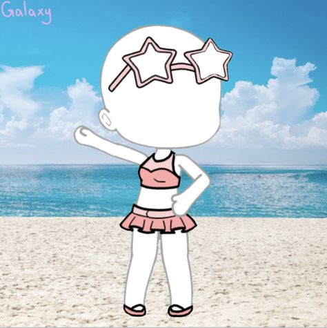 Gacha Swimsuit, Swimming Outfits, Gacha Clothes, Gacha Outfit, Gacha Outfits, Instagram Outfits, Cute Swimsuits, Cute Summer Outfits, Kindergarten Worksheets