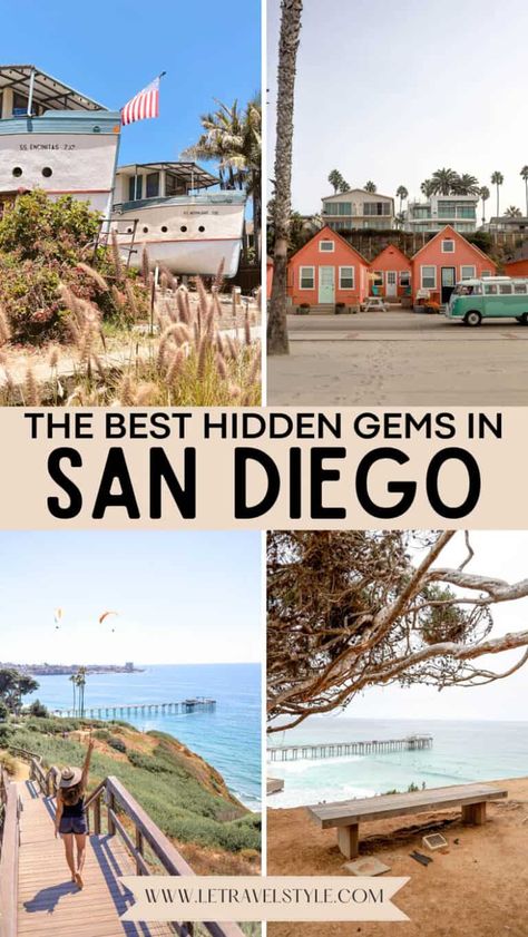 20 San Diego Hidden Gems: written by a local · Le Travel Style San Diego For Couples, San Diego Hidden Gems, San Diego Hikes, San Diego Things To Do In, Sam Diego, Carnival Radiance, San Diego Bucket List, San Diego Travel Guide, San Diego Vacation