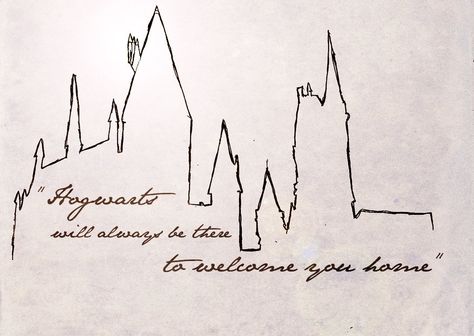 Hogwarts skyline would look awesome as a minimal tattoo Hogwarts Skyline, Hogwarts Tattoo, Harry Potter Symbols, Hp Tattoo, Harry Potter Tattoos, Harry Potter Tattoo, Harry Potter Love, Harry Potter Art, Harry Potter Hogwarts