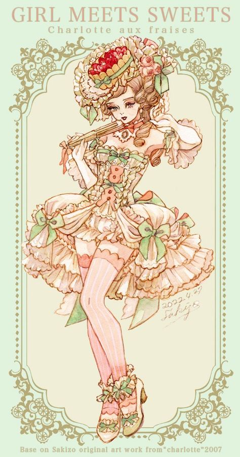 Fashion Design Drawings, Themed Outfits, A Drawing, Rococo, Fantasy Character Design, Pretty Art, Character Design Inspiration, Character Illustration, Drawing Inspiration