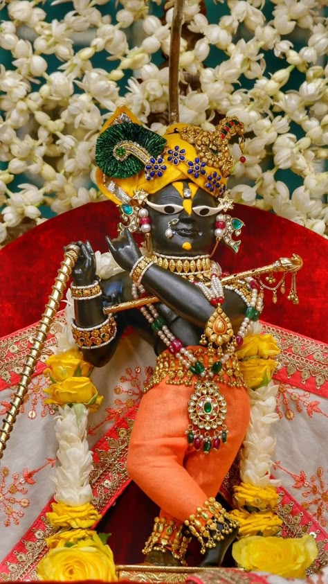 Radha Raman Ji Vrindavan, Radha Raman Ji, Hinduism Facts, Radharaman Ji, Bankey Bihari, Radha Raman, Hare Krishna Mantra, Good Morning Krishna, Mahadev Hd Wallpaper