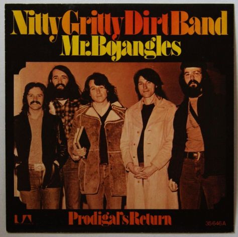 February 20, 1971: The Nitty Gritty Dirt Band peaked at number 9 on the Billboard Hot 100 chart with "Mr. Bojangles." Aberdeen Washington, Mr Bojangles, 70s Songs, 1970s Music, 60s Music, Grunge Band, 45 Records, Nitty Gritty, Country Blue