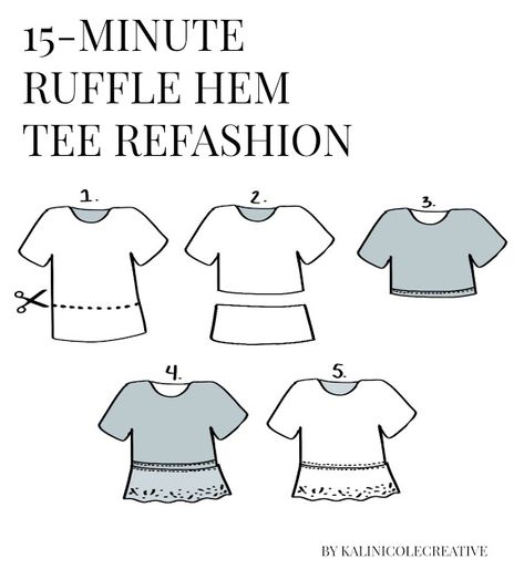 Creative Tutorials, Upcycle Tshirt, Diy Upcycle, Diy Life, Refashion Clothes, Sewing Tips, Baby Sewing, Basic Tee, New Series