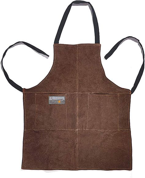 Maid Apron, Brown Apron, Grill Apron, Leather Apron, Linen Store, Shop Kitchen, Protective Clothing, Amazon Kitchen, Kitchen Apron