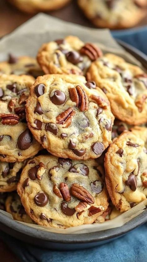 Pat Pinky Louisiana Recipes Dessert, Cajun Dessert Recipes, Cajun Desserts, Cowboy Cookie Recipe, Ree Drummond Recipes, Best Oatmeal Cookies, Chocolate Chip Pecan Cookies, Martha Stewart Recipes, Enchilada Recipe