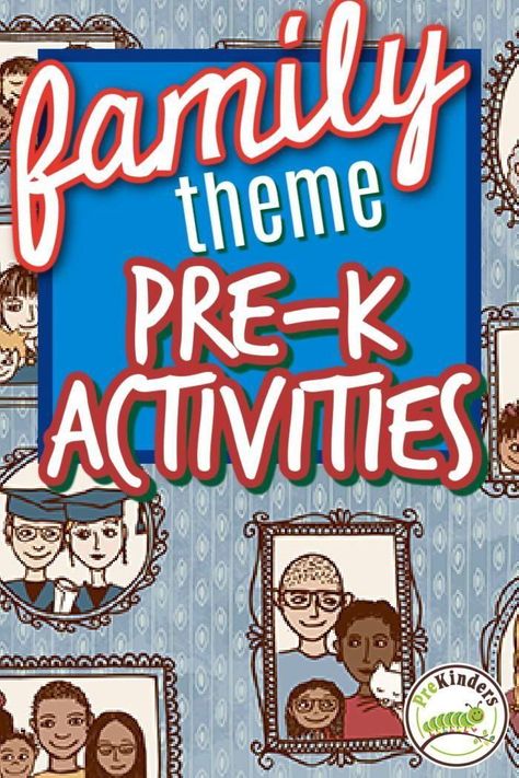 Family Theme Activities, Family Theme Preschool, Preschool Families Unit, Family Day Activities, Preschool Families Activities, Family Crafts Preschool, Preschool Family Theme, Page Books, Family Activities Preschool