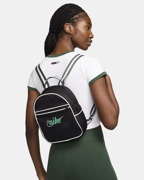 Nike Sportswear Futura 365 Mini Backpack (6L). Nike IN Happy Socks, Mini Backpack, Nike Sportswear, Adidas Originals, Backpacks, Mesh, Adidas, Nike, Green