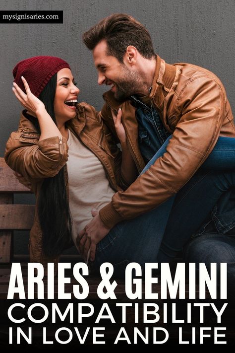 Aries And Gemini Compatibility In Love And Life #aries #gemini #ariessign #arieslove #zodiac #astrology Aries And Gemini Compatibility, Gemini Aries Compatibility, Aries Woman Gemini Man, Aries And Gemini Relationship, Gemini Men In Bed, Gemini And Aries, Aries Man In Love, Aries Relationship, Gemini Relationship