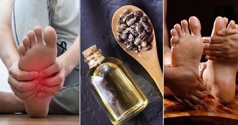 Castor Oil For Plantar Fasciitis | Benefits & Usage Doterra Oils For Planters Fascitis, Doterra Planter Fasciitis Essential Oils, Castor Oil Bone Spur, Castor Oil For Ovaries, Castor Oil Pack For Ovaries, Castrol Oil, Castor Oil Uses, Castor Oil Packs, Athletes Foot