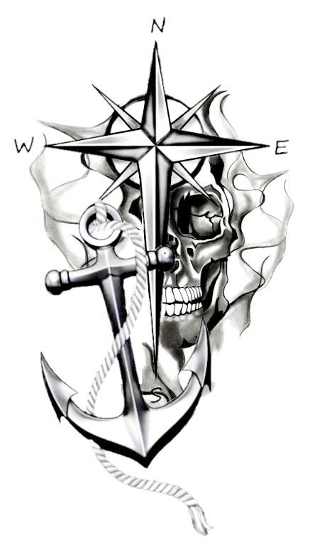 Navy Anchor Tattoos, Ship Wheel Tattoo, Gay Tattoos, James Tattoo, Pirate Skull Tattoos, Pirate Pictures, Wheel Tattoo, Tattoo Quotes For Men, Gay Tattoo