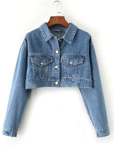 Cropped Denim Jacket Outfit, Oversized Denim Jacket Outfit, Cropped Jacket Outfit, Zara Denim Jacket, Crop Denim Jacket, Denim Street Style, Denim Jacket Short, Demin Jacket, Denim Jacket Outfit