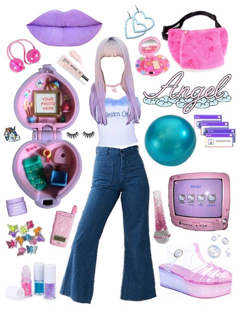 Polly Pocket Outfits, Pocket Outfit, Outfit Ideas For Party, Space Outfit, Pastel Grunge, Fashion Idol, Weekend Party, For Lash, Polly Pocket