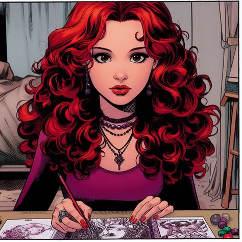 Spidergirl Oc, Spiderman Things, Characters With Red Hair, Curly Red Hair, Comic Icons, Marvel Costumes, Red Curly Hair, Male Icon, Spider Girl