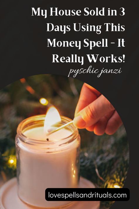 My House Sold in 3 Days Using This Money Spell - It Really Works! Spells To Sell Your House, Spells For Selling Your House, Spell To Sell House, Spell To Sell Something, Manifesting Selling Your House, Spells To Sell A House Fast, Spell For Selling A House, Spell To Sell House Fast, Witch Remedies