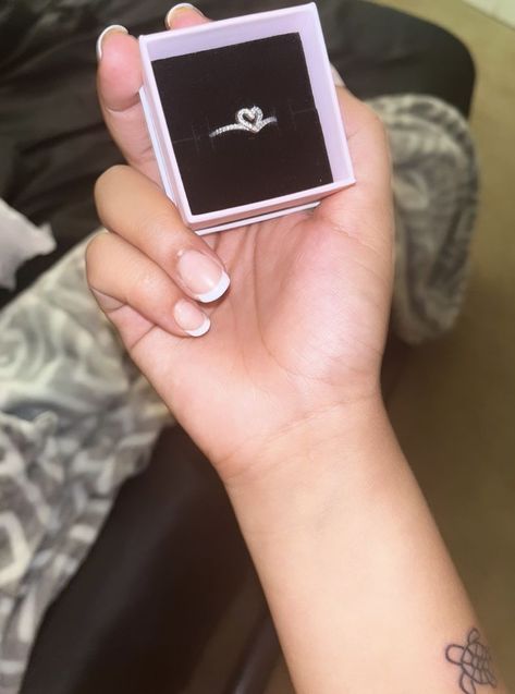 Promise Rings For Girls, Promes Rings, Dior Promise Ring, Heart Promise Rings For Her, Self Promise Ring, Promise Rings Cheap, Cute Promise Rings Girlfriends Silver, Promis Ring Aesthetic, Promise Ring Notes For Her