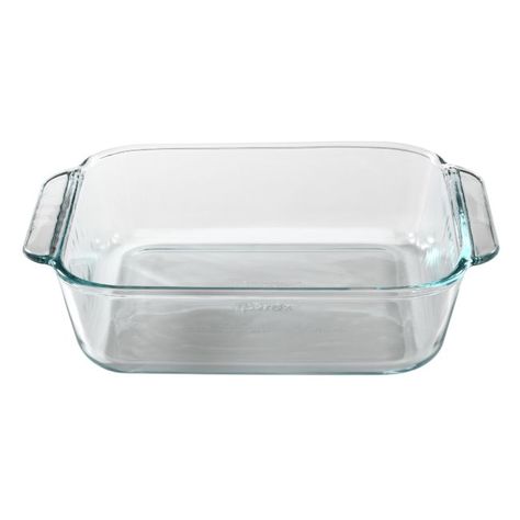 8" Square Glass Baking Dish | Pyrex Easy Stuffed Pepper Recipe, Glass Bakeware Set, Almond Snack, Pyrex Glassware, Glass Bakeware, Glass Food Storage, Glass Baking Dish, Bakeware Set, Glass Food Storage Containers