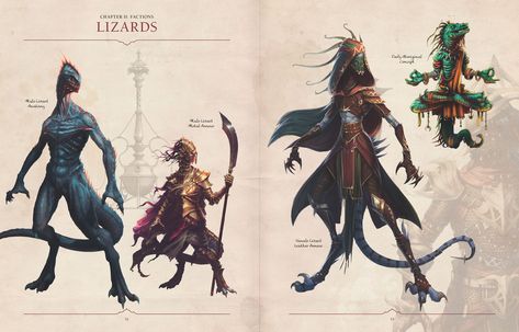 Divinity Original Sin 2 Lizard Art, Lizardfolk Druid, Dnd Lizardfolk, Aliens Races, Divinity Original Sin 2, Lizard Art, Dragon Lair, Lizard People, Species Design