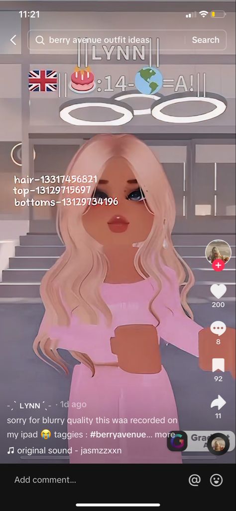 Bloxburg Outfit Codes Pjs Pink, Cute Clothes Roblox Codes, Cute Berry Avenue Codes Clothes, Berry Ave Codes Clothes Cute, Barry Avenue Codes Outfit Aesthetic, Bloxburg Gardening Outfit Codes, Crown Codes Berry Ave, Roblox Graduation Outfit Codes, Realistic Bloxburg Outfits