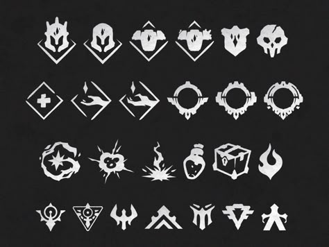 Skill Icon, Game Icon Design, Resources Icon, Dnd Backgrounds, Ui Design Principles, Shield Icon, Concept Art Tutorial, Game Logo Design, Game Ui Design