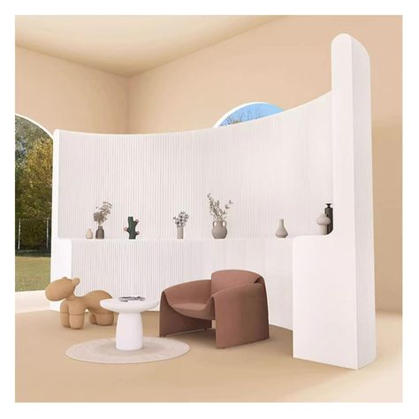 PRICES MAY VARY. 【Versatile Room Divider】The paper panel screen room divider is designed to provide flexible and convenient partitioning options. Foldable and portable design, Whether you want to divide a room for privacy or create distinct areas for different activities, our paper screen room divider is the solution 【Space-Saving】Our paper screen room partition offers a compact and efficient way to divide your space. Its collapsible design allows for easy storage when not in use, making it idea Cute Room Divider, Room Petition Ideas, White Room Divider, Room Partition Designs Wall Dividers, Arched Room Divider, Area Instagramavel, Room Divider Ideas, Small Event Space Design, Tradeshow Booth Design