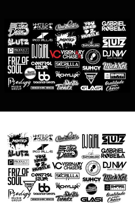 I'm TOP QUALIFIED PRO Designer.. I will do best and professional Stunning DJ , band, Rap-rock, Hip-hop or music logo for you within 24 hours With 6+ years of experience and LOVE to design logos using the LOGIC and graphic oriented creativity . If you need a Brand new identity Logo for your business, product, blog, company, website or any other projects then you are at the right place. Hip Hop Logo Design, Hip Hop Logo, Urban Logo, Brand Logo Design, Trendy Logos, Music Painting, New Identity, Design Logos, Music Logo