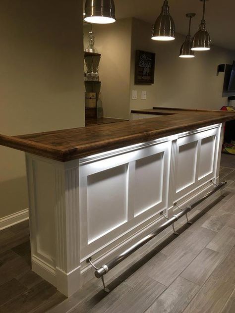 Building A Home Bar, Home Bar Plans, Basement Bar Plans, Home Bar Rooms, Bar Sala, Bar Rail, Bar Plans, Interior Design Minimalist, Basement Bar Designs