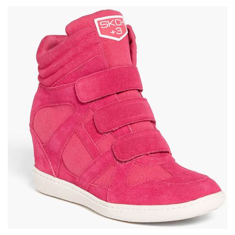 Skechers Wedge Urban Sneakers, Hidden Wedge Sneakers, Raise The Bar, Tennis Fashion, High Sneakers, Sneakers Addict, Gym Shoes, Wedge Sneakers, Crazy Shoes