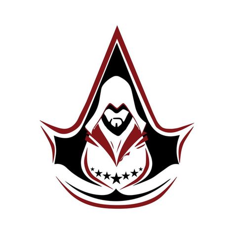 Assassin's Creed II Logo Design Assassins Creed Brotherhood Tattoo, Assassins Creed Tattoo Ideas, Assisans Creed, Assassins Creed Logo Tattoo, Assassins Creed Symbol, Assassins Creed Logo, Assassins Creed Tattoo, Assasing Creed, Assassins Creed Ii