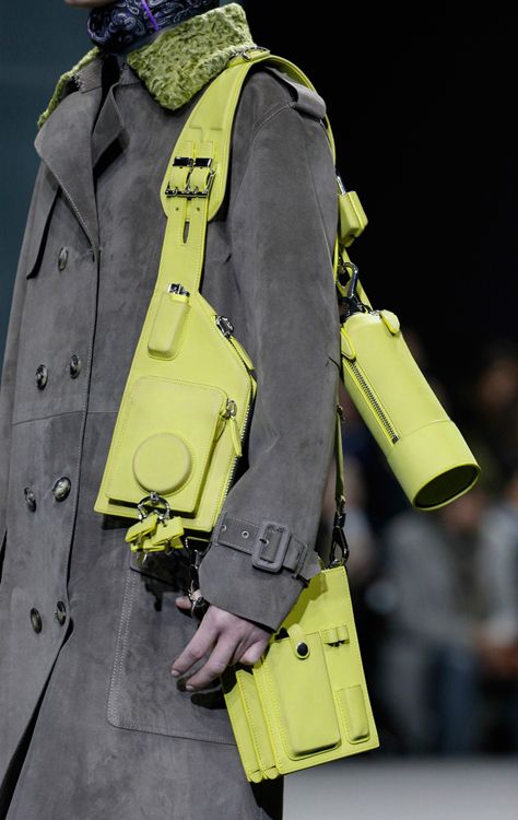 Utilitarian Fashion, Functional Fashion, Iron Fist, Fashion Week Runway, Fall 2014, Mode Inspiration, Fashion Details, Alexander Wang, Belt Bag