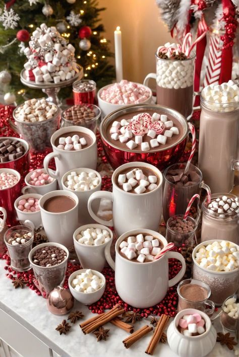 1. Winter Warmth 
2. Festive Treats 
3. Delicious Indulgence 
4. Flavorful Delights Xmas Hot Chocolate Bar, Got Cocoa Bar, Hot Coa Coa Bar, Cocoa Bar Christmas, Christmas Hot Cocoa Bar, Hot Cocoa Bar Christmas, Hot Chocolate Stand, Painting Aesthetics, Coco Bar