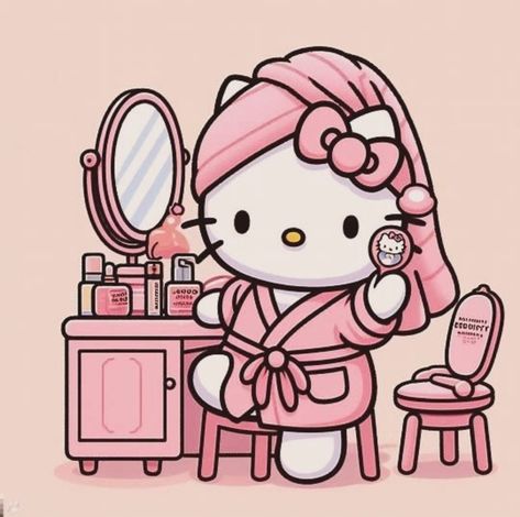 Hello Kitty Self Care, Pink Aesthetic Hello Kitty, Hello Kitty Girl, Pink Shopping, Images Hello Kitty, Walpaper Hello Kitty, Charmmy Kitty, Hello Kitty Images, Hello Kitty Aesthetic