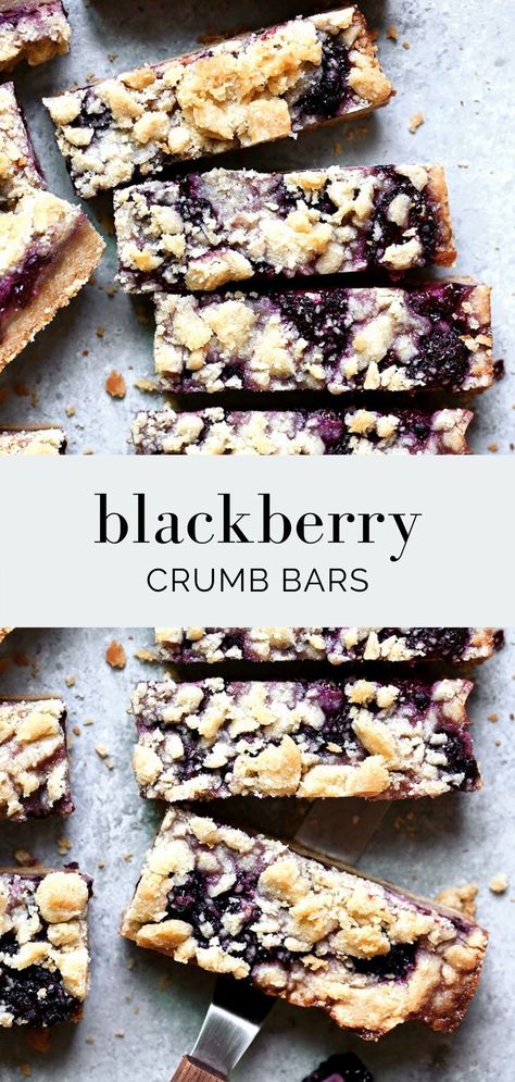 Blackberry Dessert Recipes, Blackberry Pie Bars, Blackberry Dessert, Blackberry Crumble, Crumb Bars, Blackberry Pie, Blackberry Recipes, Seasonal Desserts, Summer Baking