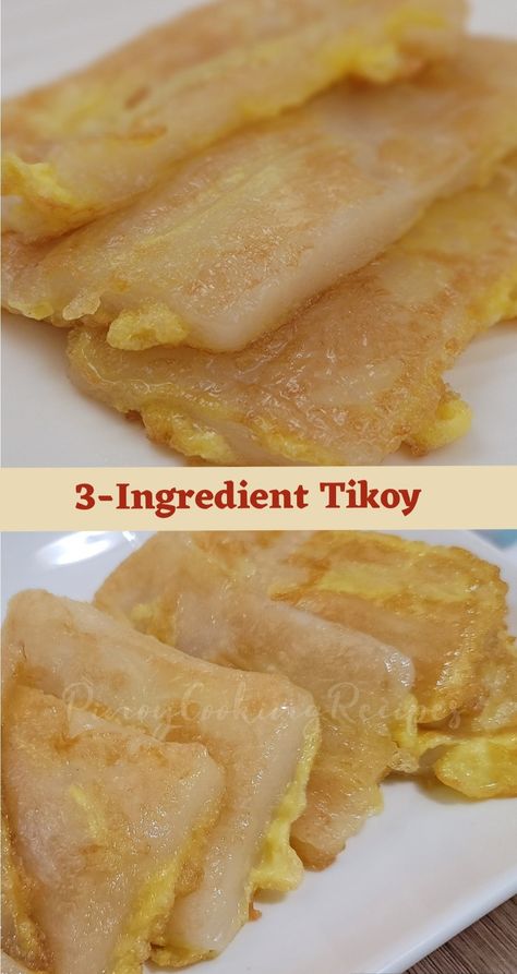 Tikoy Recipe Filipino Food, Tikoy Recipe, Quick Bakes, Easy Bibingka Recipe, Pinoy Kakanin, Filipino Kakanin, Cold Sweets, Best Filipino Recipes, Bibingka Recipe