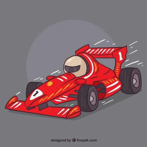 Formula 1 Cartoon, F1 Art, Formula 1 Racing, Car Vector, Formula 1 Car, Car Illustration, Cartoon Drawing, Car Drawings, Car Cartoon