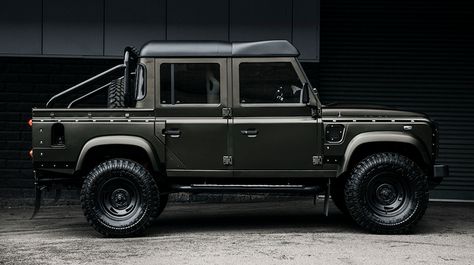 Land Rover Defender 110 Pickup Project Kahn front Kahn Defender, Land Rover Defender Pickup, Best Pickup Truck, Studebaker Trucks, International Harvester Scout, Defender 130, Land Rover Defender 110, Defender 110, Gmc Trucks