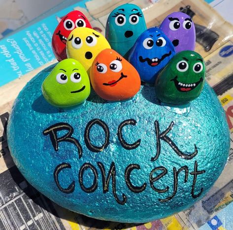 Rock Crafts Diy, Ladybug Rocks, Garden Rock Art, Rock Painting Tutorial, Diy Rock Art, Stone Art Painting, Painted Rocks Kids, Painted Rocks Craft, Painted Rocks Diy