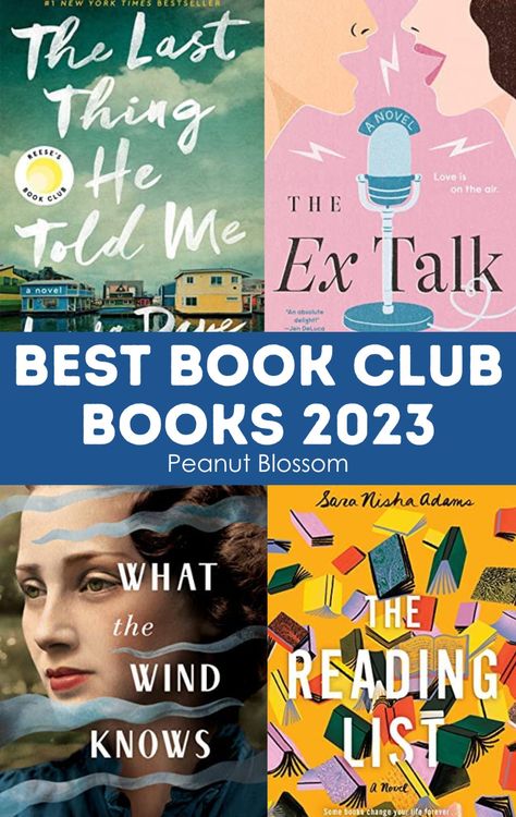 Best Books Of 2022, Books To Read In 2023, Book Club List, Reese Witherspoon Book Club, Book Club Recommendations, Books 2022, Best Book Club Books, Book Blogging, Book Club Parties