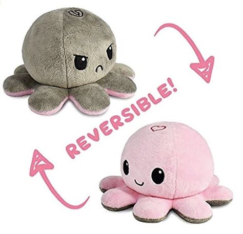 And a reversible octopus plushie to help your kiddo express their mood. Reversible Octopus, Octopus Plush, Fidget Toys, A Word, Easy Gifts, Perfect Christmas Gifts, Design Show, Soft Toy, Stuffed Animals