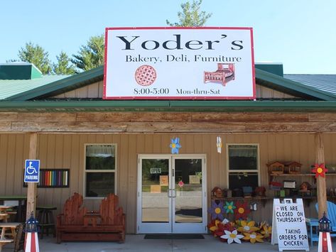 This Amish Grocery Store In Michigan Has Homemade Sandwiches That Are Absolutely To Die For Michigan Activities, Bakery Furniture, Homemade Sandwiches, Amish Bakery, Amish Market, Baked Lasagna, Michigan Adventures, Homemade Sandwich, Family Beach Trip