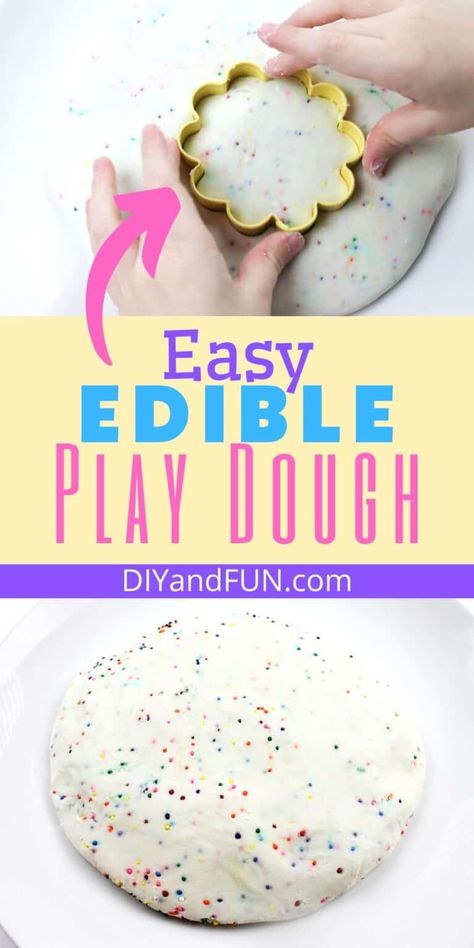 How to Make Edible Play Dough, a simple and tasty recipe for playdough that kids and parents can create with and enjoy. Playdough Cake, Edible Playdoh, Silly Putty Recipe, Edible Play Dough, Putty Recipe, Sugar Free Icing, Edible Playdough, Playdough Recipe, Vanilla Icing