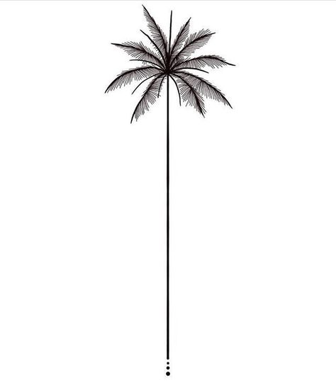 Palm Tree Spine Tattoo, Linear Tattoo Men, Palms Tattoo, Palm Tattoo, Beachy Tattoos, Tattoos Hand, Forearm Band Tattoos, Small Forearm Tattoos, Palm Tattoos