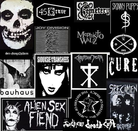 Great Goth Punk Bands Of The 80's 45 Grave, Goth 80s, Gothic Bands, The Sisters Of Mercy, Siouxsie And The Banshees, 80s Goth, Goth Bands, Dark Wave, Goth Music