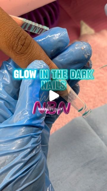 ATL/Jonesboro nail tech ✨ on Instagram: "Glow in the dark sets are my faveee 🥹🌟

Sharing my mini tutorial on this easy and fun design ✨

Glow in the dark powder from Amazon 💙

June books open NEXT week ! ☀️

For more follow @nailedbynatt 🩷

#nailedbynatt #naildesigns #ombrenails #nailtutorial #nailarttutorial #zebraprint #zebraprintnails #freestylenails #nailreels #nailvids #baddienails #longnails #nailinspo #nailideas #glowinthedark #glowinthedarknails #glow #trendingreels #nailvids #nailtech #atlnails #jonesboronails #stockbridgenails #atlantanails #explorereels #ignails #igreels #explorenails #bbldrizzy #beginnerfriendly #howto" Glow In Dark Nail Designs, Glow In The Dark Nail Ideas, Overglowedit Nails, Acrylic Nails Glow In The Dark, Glow In The Dark Ombre Nails, Easy Acrylic Nail Designs, Glow In The Dark Nails Acrylic, Glow In The Dark Nails Designs, Nails Glowing In The Dark