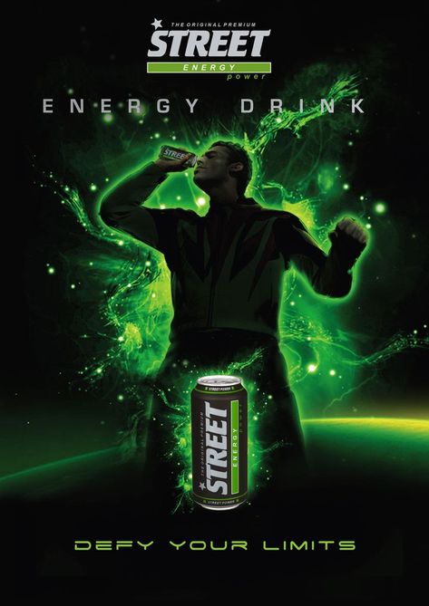 Digital Advertising Design, Creative Advertising Design, Power Energy, Drinks Design, Poster Layout, Energy Drink, Creative Posters, Ads Creative, Creative Advertising