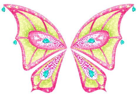 Flora Enchantix Wings, Winx Club Wings, Enchantix Wings, Winx Wings, Rainbow Eye Makeup, Magic Wings, Rose Flower Tattoos, Girls Are Awesome, Types Of Fairies