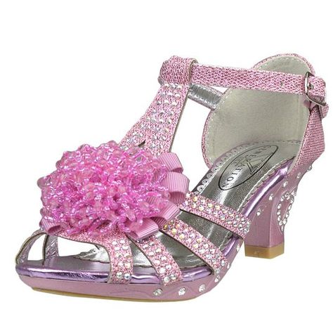 Girls High Heel Shoes, High Heels For Kids, Bow Uggs, Pink Dress Shoes, Kids Heels, Girls High Heels, High Heel Dress Shoes, Glitter High Heels, Office Quotes